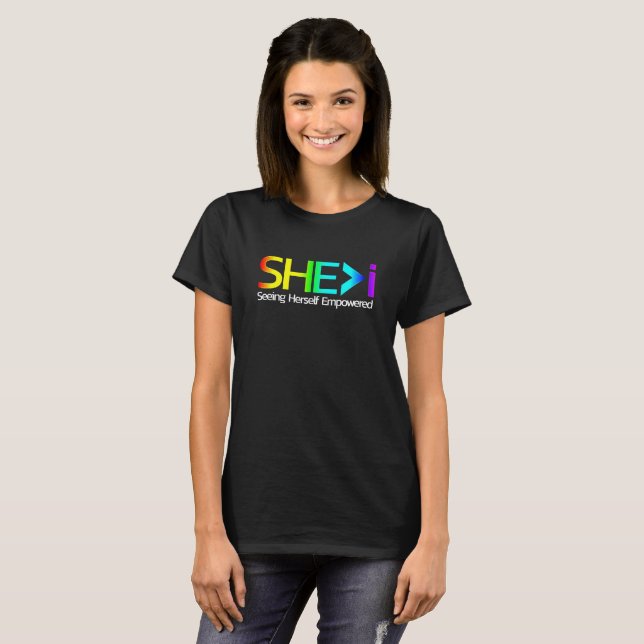 SHE>i Seeing Herself Empowered T-Shirt (Front Full)