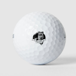 She is a bad alpaca mum golf balls