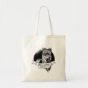 She is a bad alpaca mum tote bag