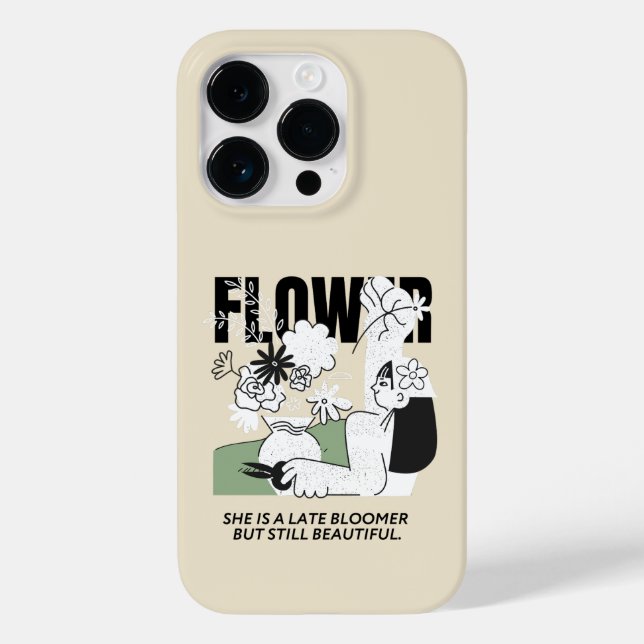 She is a late bloomer but still beautiful Case-Mate iPhone case (Back)