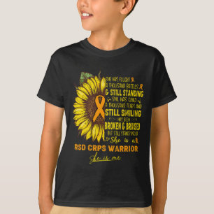 She Is A Rsd Crps Warrior She Is Me T-Shirt