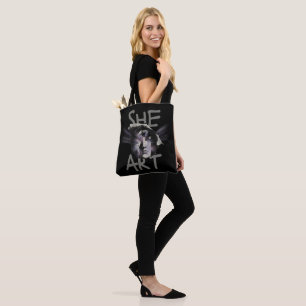 She is Art Tote Bag