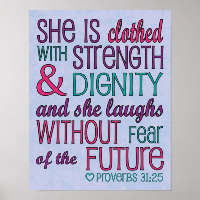 She Is Clothed Poster (Front)