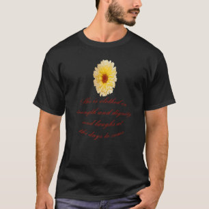 She Is Clothed With Strength And Dignity Proverbs T-Shirt