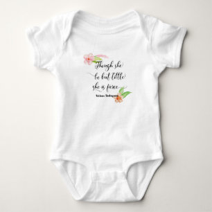 She is fierce baby bodysuit
