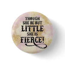 She is Fierce Shakespeare Quote Typography