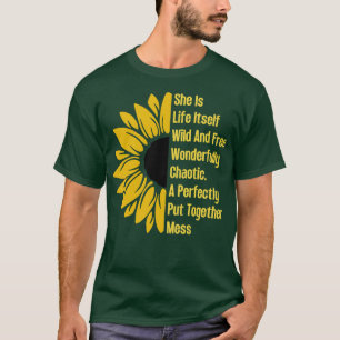 She Is Life ItsWild And Free Sunflower 17 T-Shirt