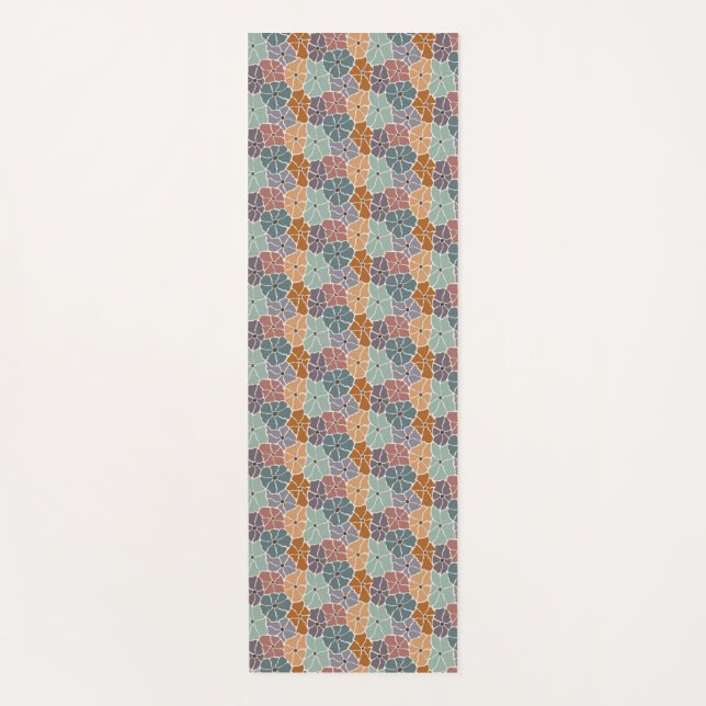 She Is Like A Wildflower Yoga Mat (Front)