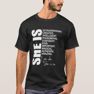 She Is Me I Am She Christian Confident Kind 1 T-Shirt