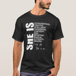 She Is Me I Am She Christian Confident Kind T-Shirt