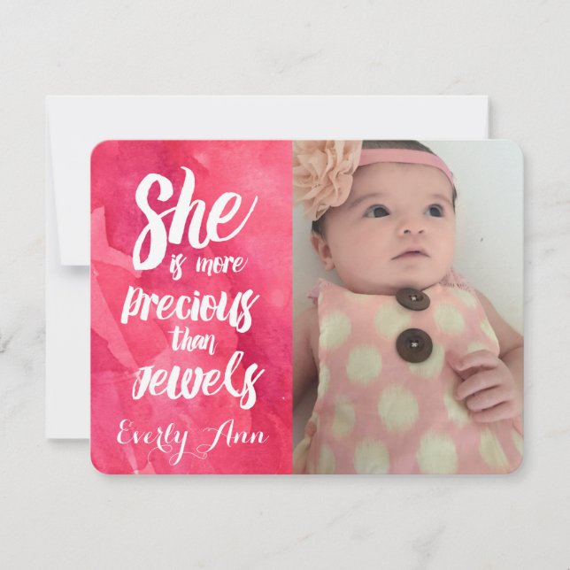 She is more Precious than Jewels Baby Girl CDeer (Front)