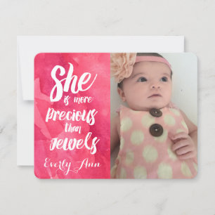 She is more Precious than Jewels Baby Girl CDeer