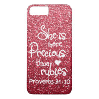 She Is More Precious Than Rubies Proverbs Glitter