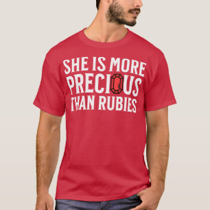 She is more precious than rubies Proverbs T-Shirt
