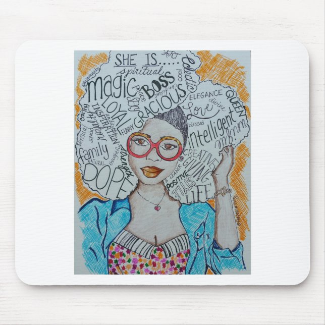 She Is... Mouse Mat (Front)