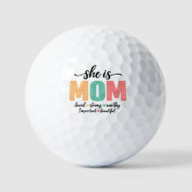 She Is Mum Golf Balls