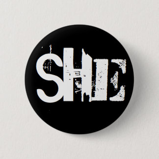 "She" is my pronoun 6 Cm Round Badge