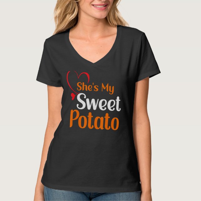 She is My Sweet Potato T-Shirt (Front)
