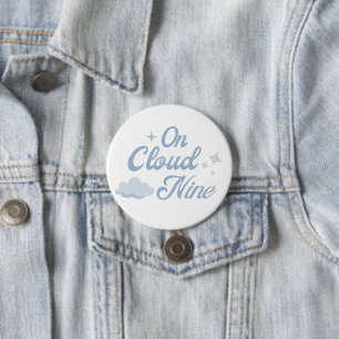 She Is On Cloud 9 Bachelorette Party Favours 7.5 Cm Round Badge