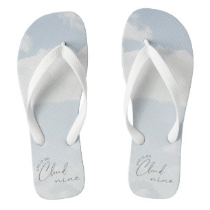 She Is On Cloud 9 Bachelorette Party Favours Flip Flops
