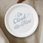 She Is On Cloud 9 Bachelorette Party Paper Plate<br><div class="desc">Bride Is On Cloud 9 Bachelorette Party Paper Plates</div>