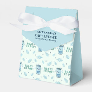 She Is Ready To Pop Blue Boho Kawaii Soda Favour Box