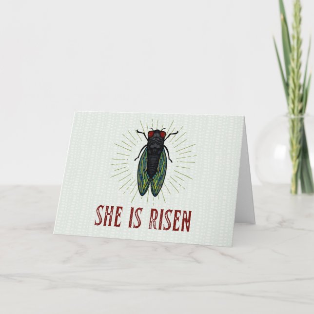 She Is Risen Card (Front)