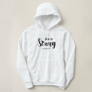 She is Strong T-Shirt Hoodie