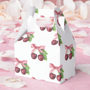 She is the cherry on top baby shower favour box