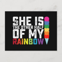 She Is The Other Half Of My Rainbow Lesbian Gay