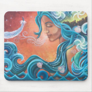 She is the Sea Mousepad - original painting