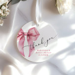 She is tying the knot Pink Bow Bridal Thank you Favour Tags<br><div class="desc">She is tying the knot Pink Bow Bridal Thank you Favour Tags 
Matching items are available.</div>