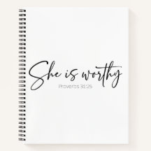 She Is Worthy | Proverbs 31 Journal