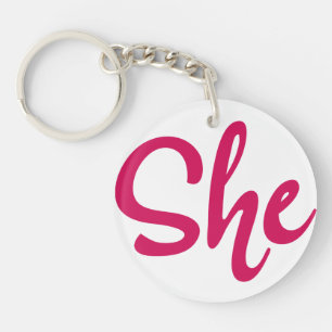 She Keychain