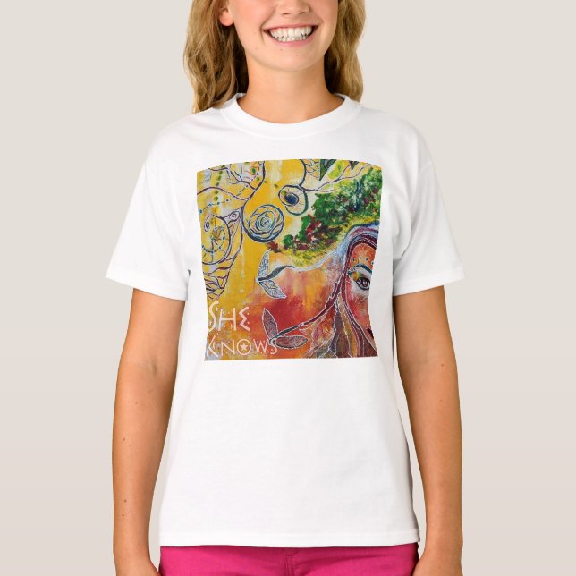 She Knows T-Shirt (Front)