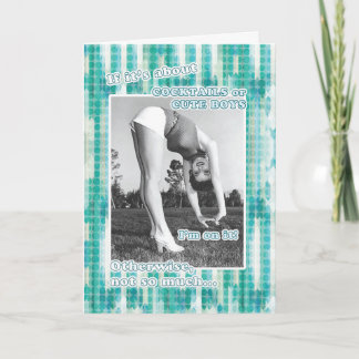 She knows wot's wot and is on it! birthday card