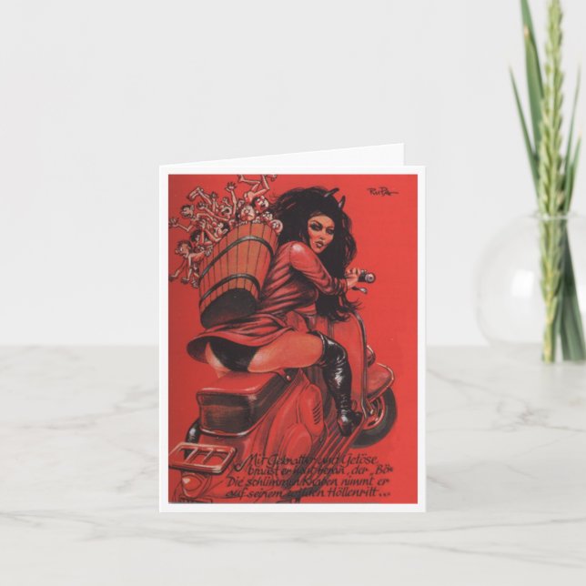 "She Krampus" Note Card (Front)