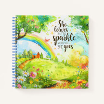 She Leaves a Little Sparkle Rainbow