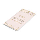 She Leaves a Little Sparkle Wherever She Goes Jour