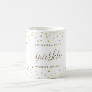 She Leaves a Little Sparkle Wherever She Goes® Mu Coffee Mug