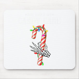 She Likes My Candy Cane Skeleton Couples Christmas Mouse Mat