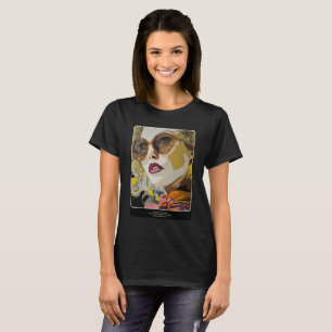 'She Likes Pina Coladas' Painting on a T-Shirt