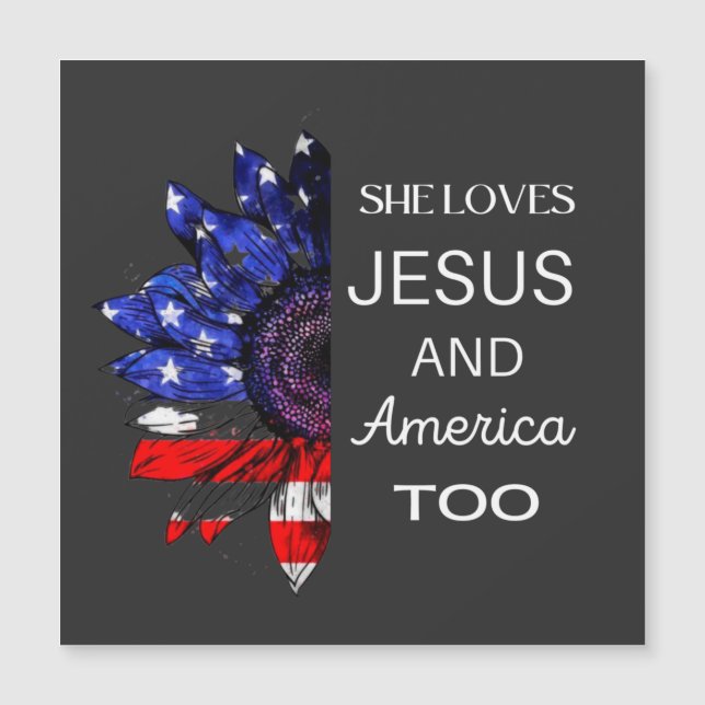  She Loves Jesus and America Too (Front)