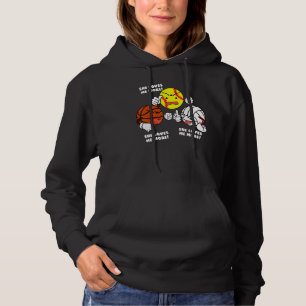 She Loves Me More Softball Basketball Volleyball Hoodie