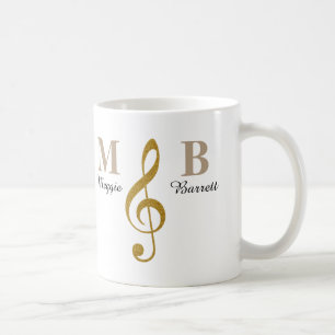 she loves music coffee mug