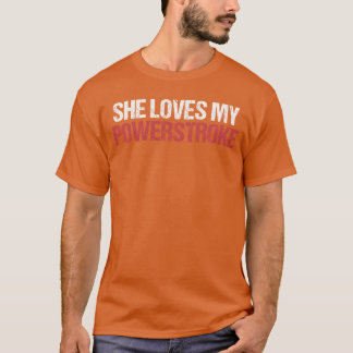 SHE LOVES MY POWERSTROKESHIRT Premiumriblend boy b T-Shirt
