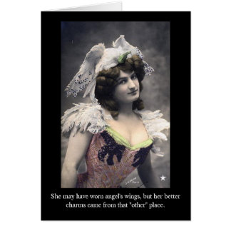 She may have worn angel's wings, but ...