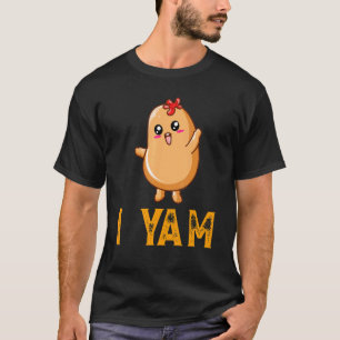 She My Sweet Potato I Yam Matching Couple T-Shirt