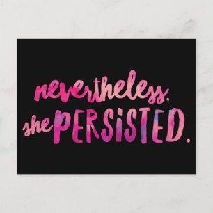 She Persisted 2 Postcard
