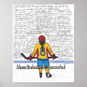She Persisted (Athlete) 11x14 Poster